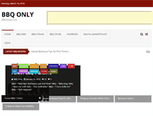 Tablet Screenshot of bbqonly.com